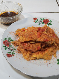 Foto resep Telur Dadar Spicy Hot Pedas