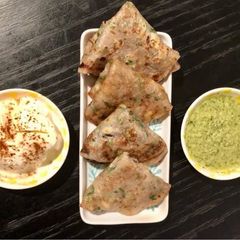 A picture of Sabudana Aloo Chilla.