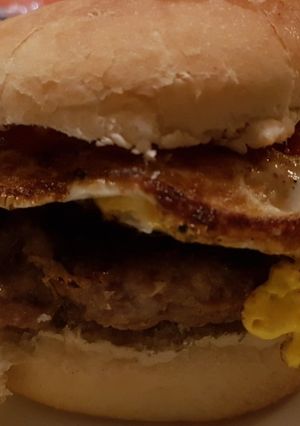 Una foto de Hamburguesas caseras a la chapa