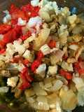 Escalivada with Salted Cod