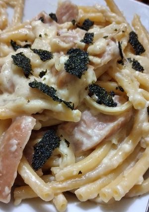 Foto resep Long Macaroni Carbonara