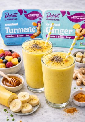 A picture of Coconut, Ginger & Turmeric Smoothie by George Duran.