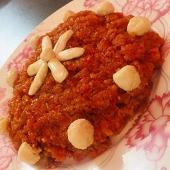 A picture of Gajar ka halwa.