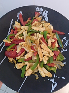 Una foto de Fajitas de pollo