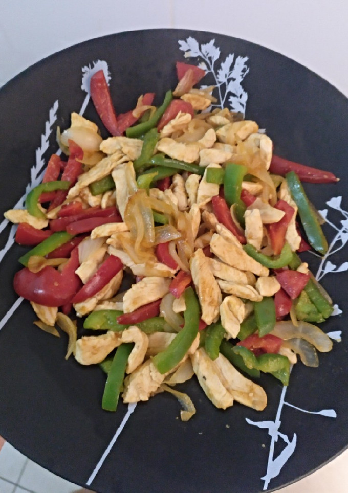 Una foto de Fajitas de pollo