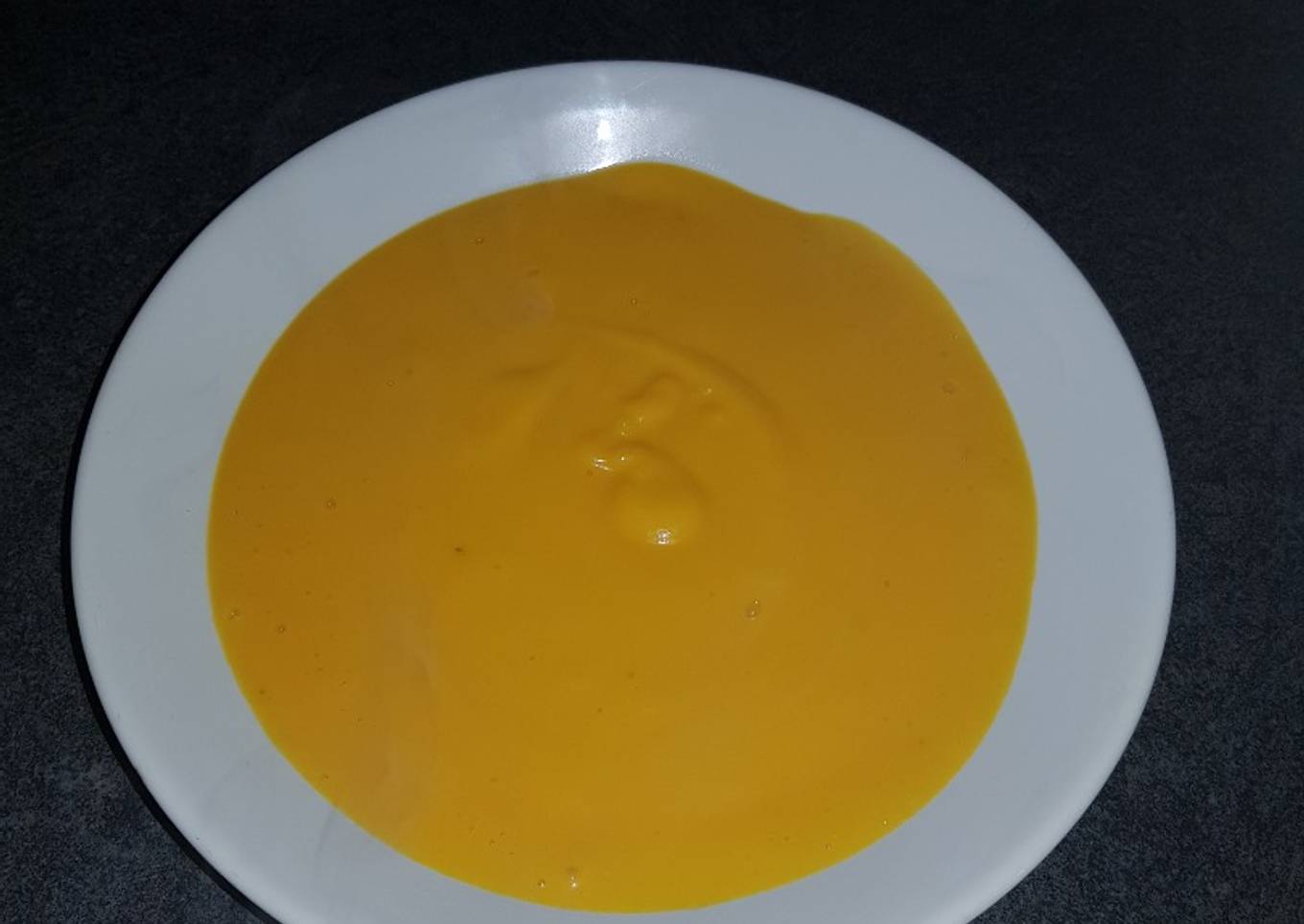 Velouté de potimarron et pommes de terre