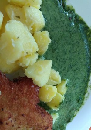 Spenótmártás recept fotója