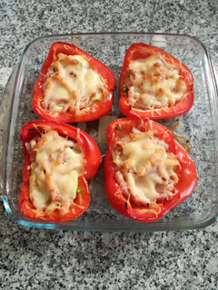 Una foto de Pimientos rellenos