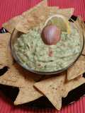 Guacamole casero con nachos