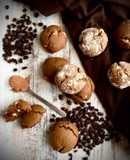 Cookies de café y cacao (con chips de chocolate blanco)!!