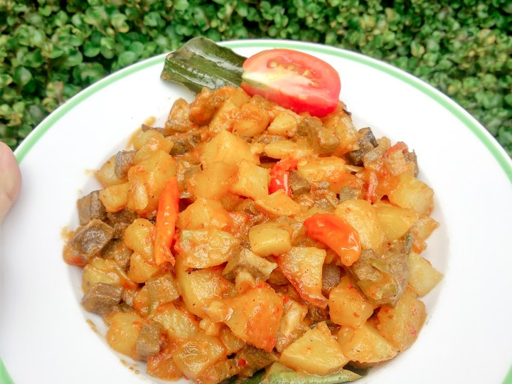 Langkah Mudah untuk Membuat Sambel Goreng Hati Sapi + Santan Anti Gagal