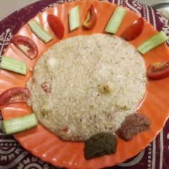 A picture of Samak Rice khichdi.