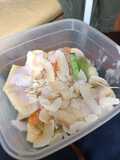 Frutas con yogurt, algo sencillo.. merienda
