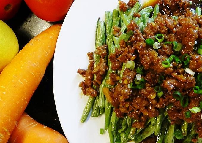 How to Make Any-night-of-the-week Chinese Style Green Beans With Ground Pork