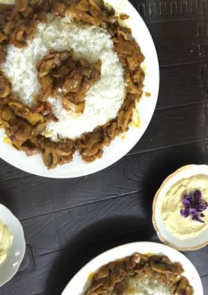 صورة لوصفة فطر مع رز