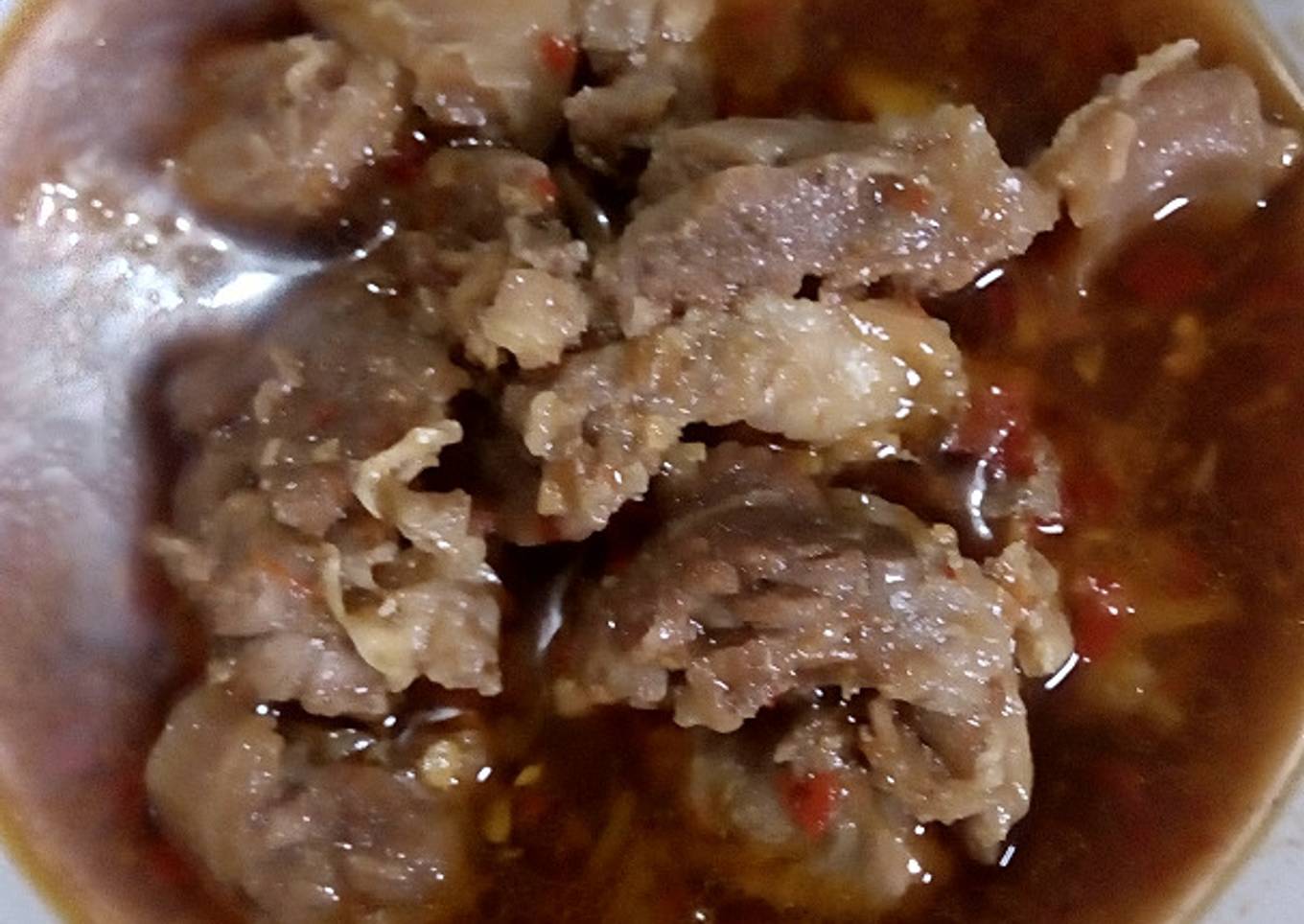 Cincang Daging tanpa santan
