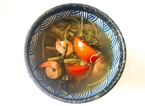 Hình của món Canh chua rau muống nấu tôm 🦐.