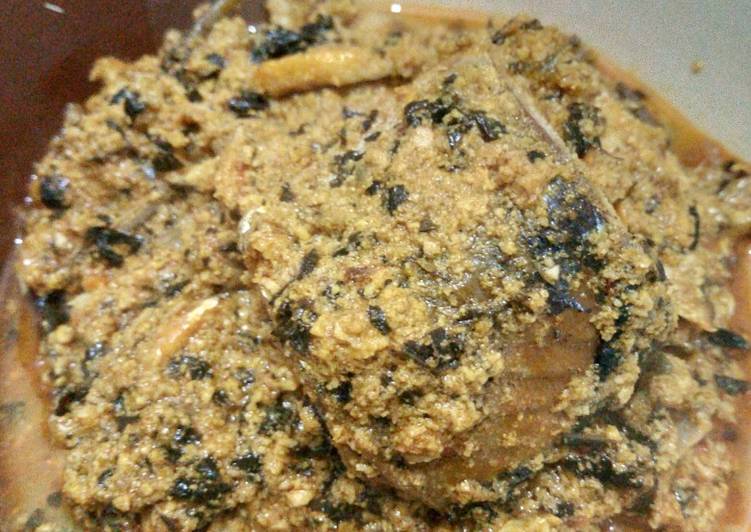 Simple Way to Prepare Super Quick Homemade Egusi soup with fresh fish