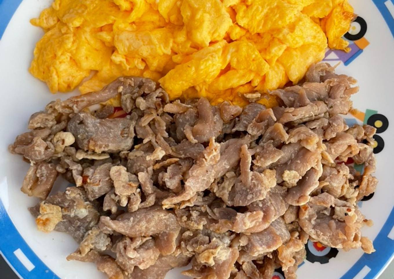Beef with egg