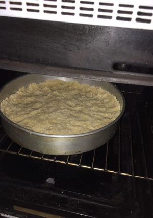 Una foto de Base crujiente de tarta/pie hecha con pan rallado (muy fácil)