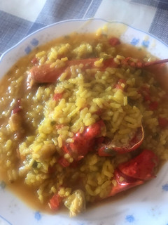 Una foto de Arroz con bogavante 🦞