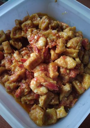 Foto resep Tahu udang sambal manis