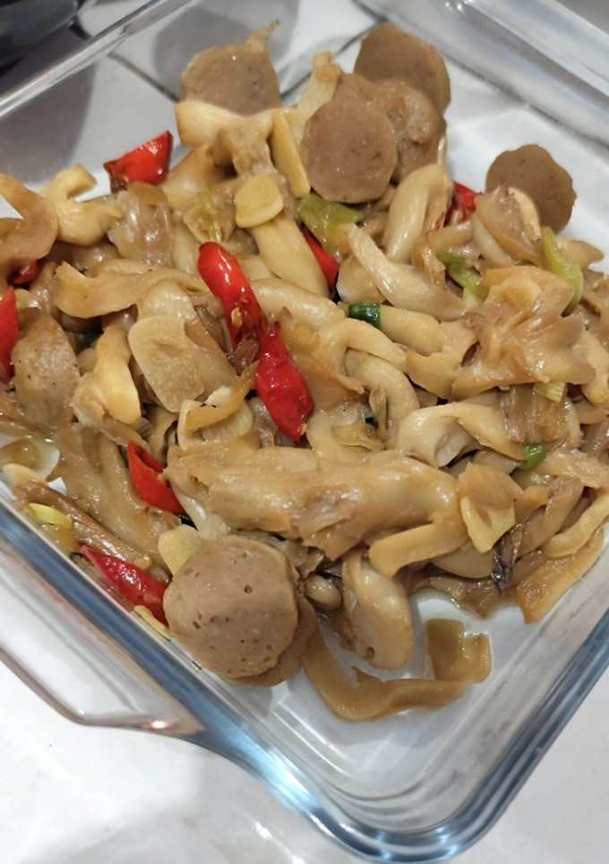 Foto resep Tumis jamur tiram dan bakso