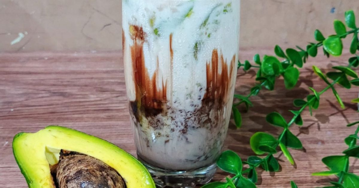 Es Lumut Cokelat Alpukat