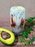 Es Lumut Cokelat Alpukat