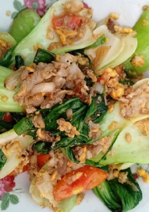 Foto resep Tumis Pakcoy Telor