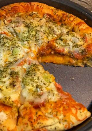 Foto resep Roti Pizza