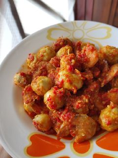 Foto resep Balado Udang Telur Puyuh