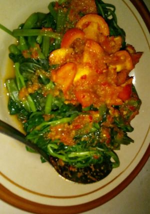 Foto resep Kangkung bumbu pedas