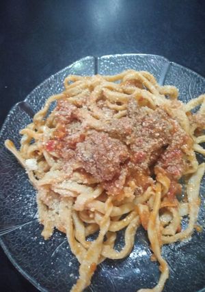Una foto de Fideos caseros (sin maquinita) 😉