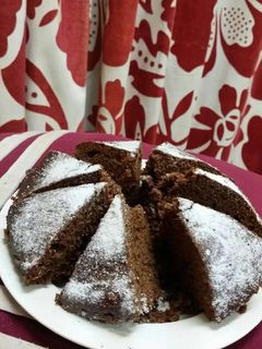 صورة لوصفة كيك🎂النوتيلا بالمكريف