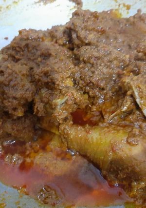 Foto resep Rendang ayam kampung