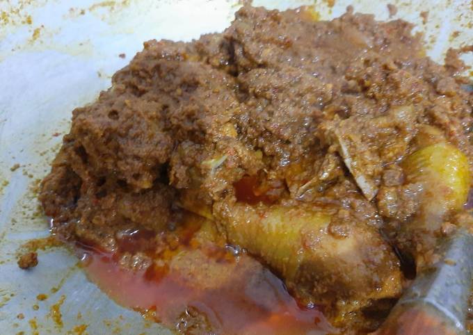 Rendang ayam kampung