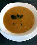 My thick Celeriac and Aubergine Soup
