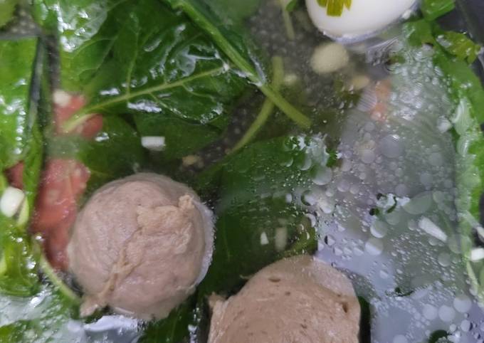 Resep Sop Bakso Bayam Oleh Ellys Handayani Cookpad