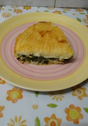 Una foto de Pastel de papas con verdura