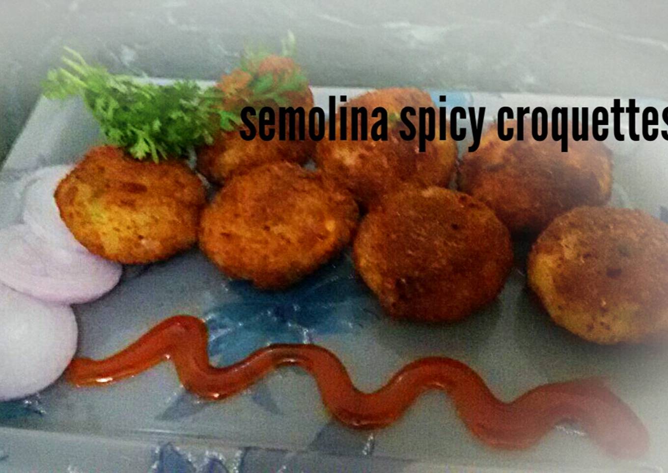 Semolina croquettes
