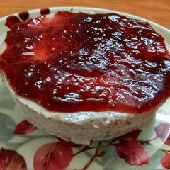 Strawberry Panna Cota A picture of Strawberry Panna Cota.