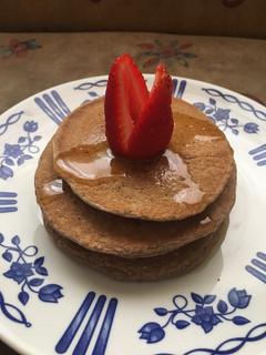 Una foto de Hot cakes de avena
