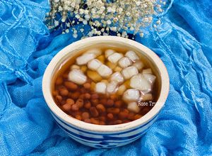 Hình của món Chè Đậu Đỏ Trân Châu Củ Năng.