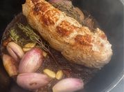 Une photo de filet de porc