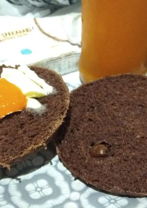 Gluténmentes, tejmentes csokis zsemle recept fotója