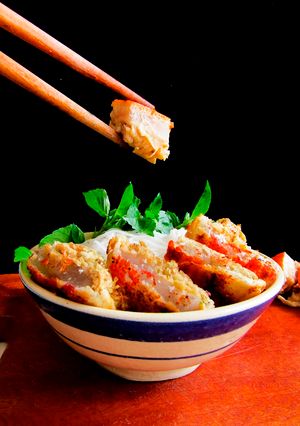 Hình của món Làm thịt heo quay chay.