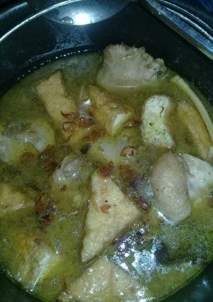 Foto resep Opor ayam tahu