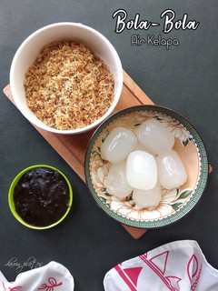Foto resep Bola-Bola Air Kelapa (Isian Mochi Kelapa)