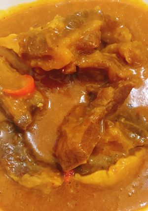 A picture of Ogbono soup.